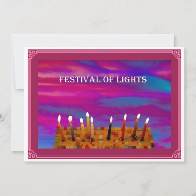 Platt Helgdag Julkort (Framsida)