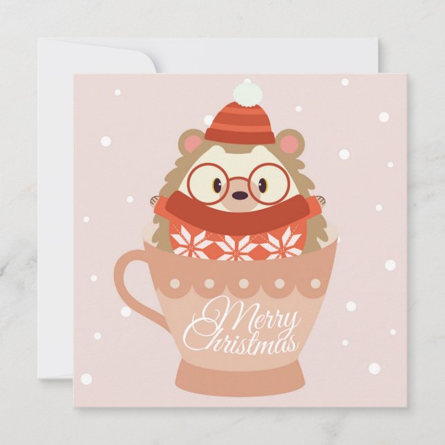 Platt Helgdag Julkort (Framsida)