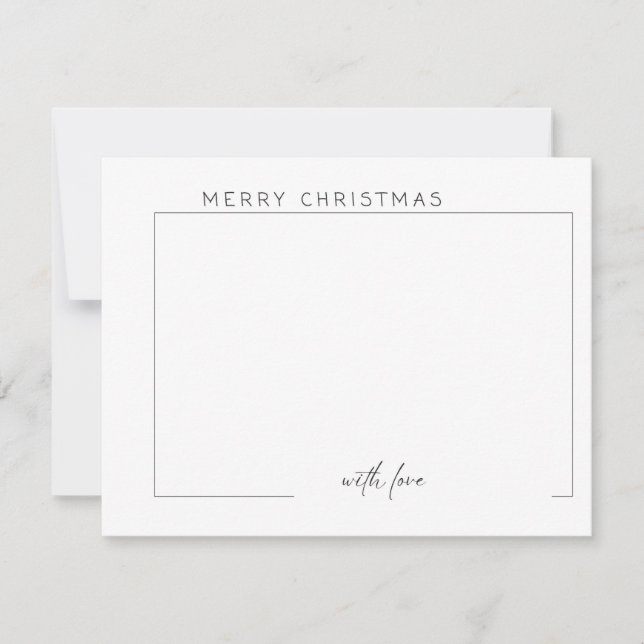 Platt Helgdag Julkort (Framsida)