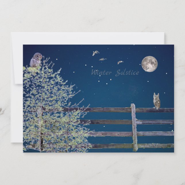 Platt Helgdag Julkort (Framsida)