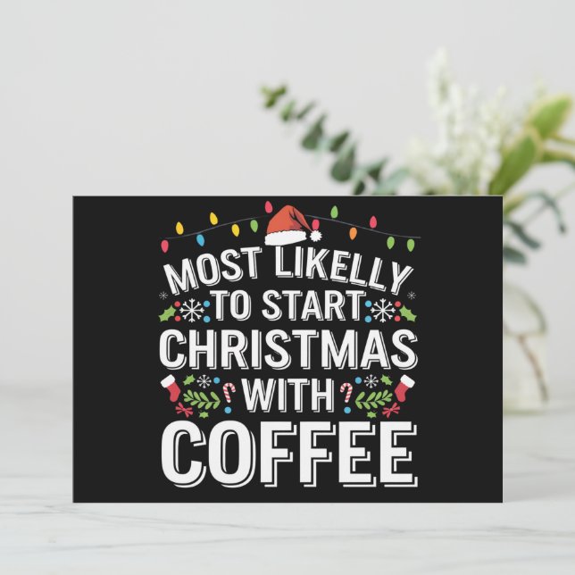 Platt Helgdag Julkort (Stående Fram)