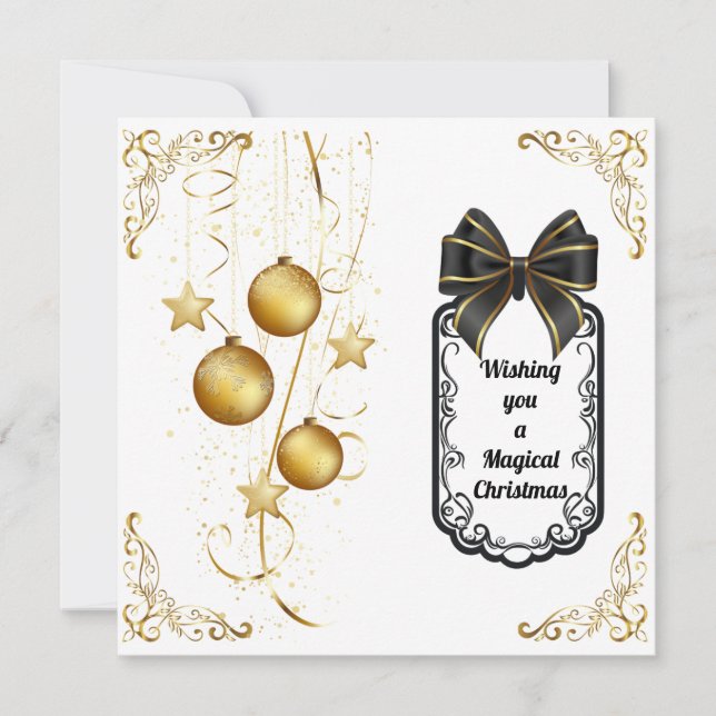 Platt helgdag julkort (Framsida)