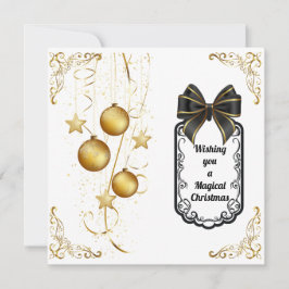 Platt helgdag julkort