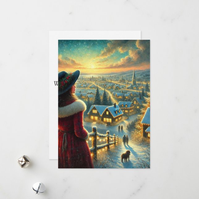 Platt Helgdag Julkort (Fram/Back In Situ)