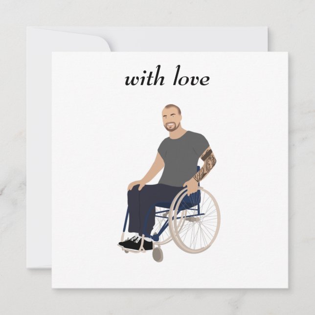 Platt Helgdag Julkort (Framsida)