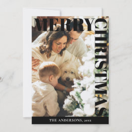 Platt Helgdag Julkort