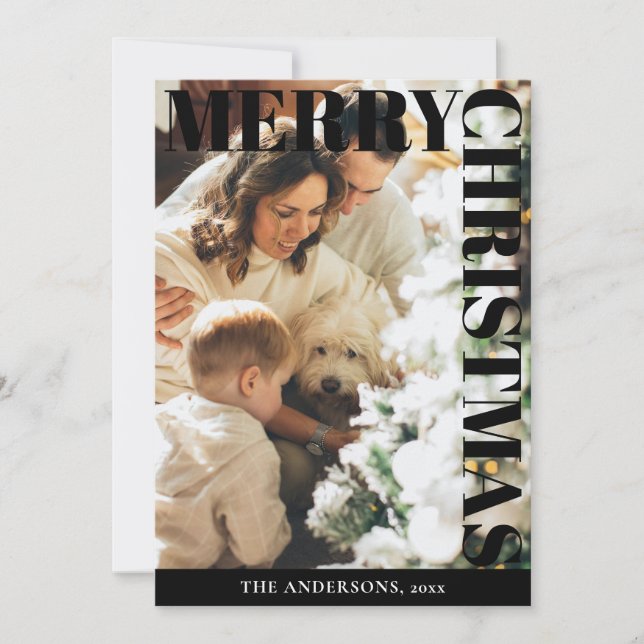 Platt Helgdag Julkort (Framsida)