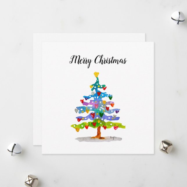 Platt Helgdag Julkort (Fram/Back In Situ)