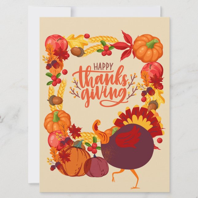 Platt Helgdag Julkort (Framsida)