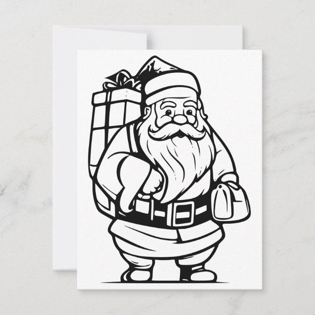 platt helgdag julkort (Framsida)