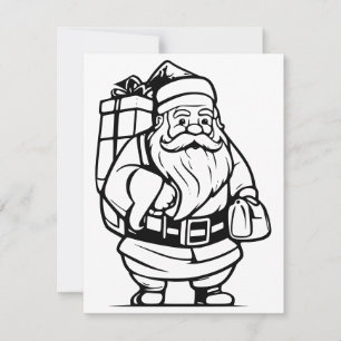 platt helgdag julkort
