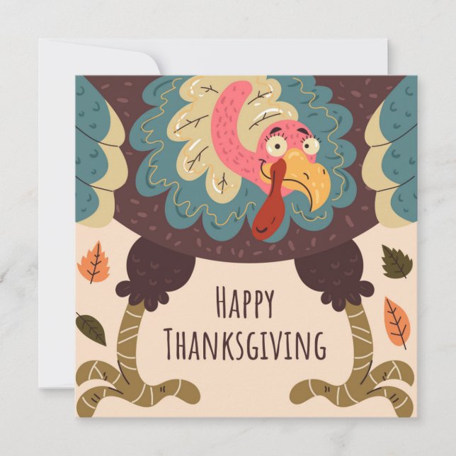 Platt Helgdag Julkort (Framsida)