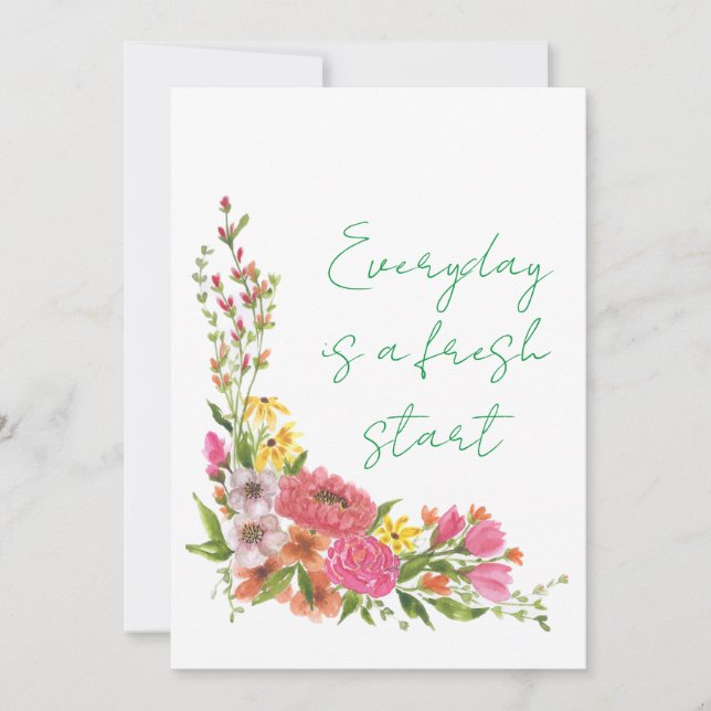 Platt Helgdag Julkort (Framsida)