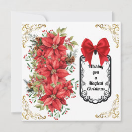 Platt helgdag julkort