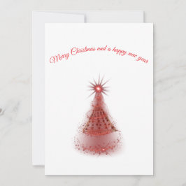 Platt helgdag julkort