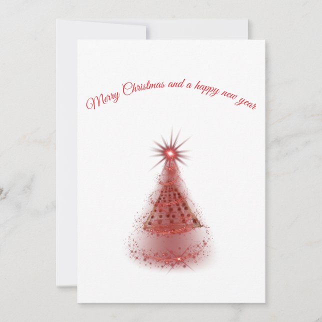 Platt helgdag julkort (Framsida)