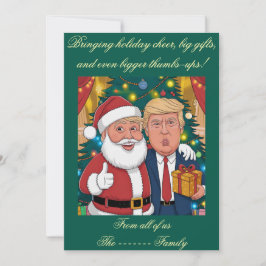 Platt Helgdag Julkort