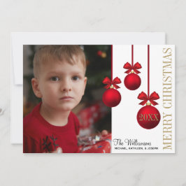 Platt Helgdag Julkort