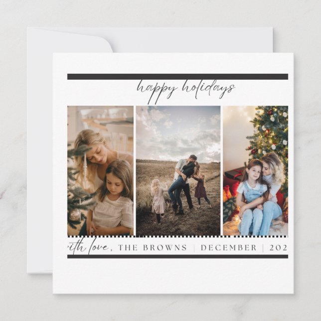 Platt Helgdag Julkort (Framsida)