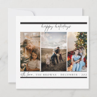 Platt Helgdag Julkort