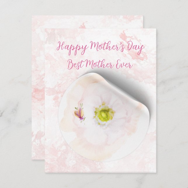 Platt helgdag julkort (Fram/baksida)