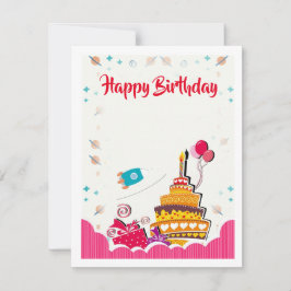 Platt Helgdag Julkort