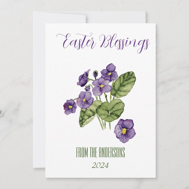 Platt Helgdag Julkort (Framsida)