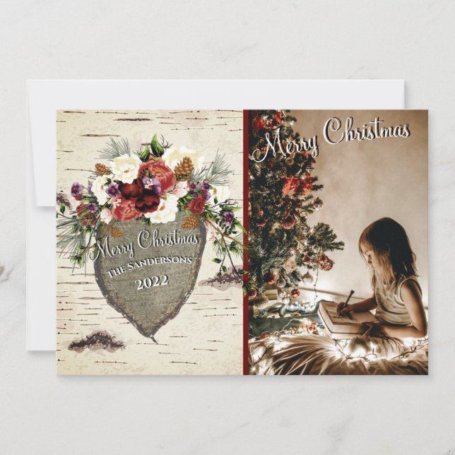 Platt Helgdag Julkort (Framsida)