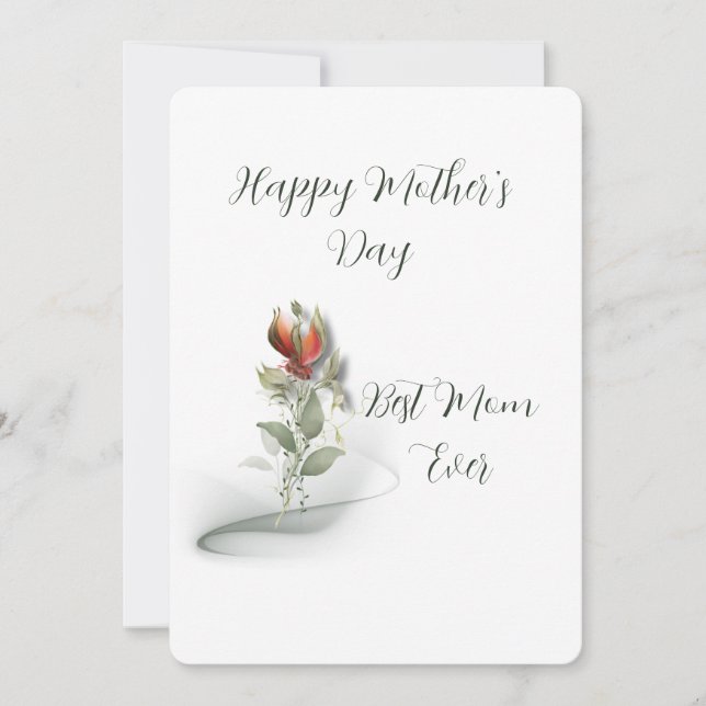 Platt helgdag julkort (Framsida)