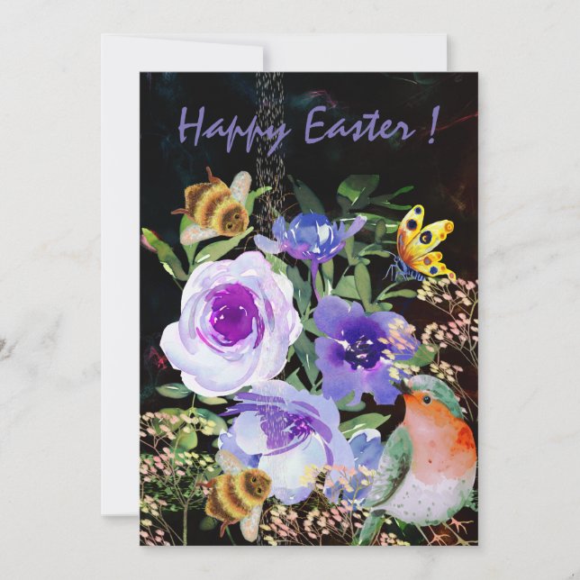 Platt Helgdag Julkort (Framsida)