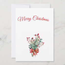 Platt helgdag julkort