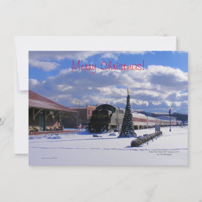 Platt Helgdag Julkort (Framsida)