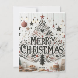 Platt Helgdag, sommarjul Julkort