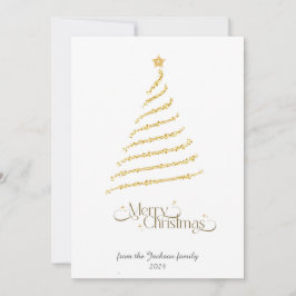 Platt Helgdag utan foto- i Julgran Julkort