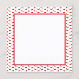 Platt inbjudan, 5,25 x 5,25 inbjudningar