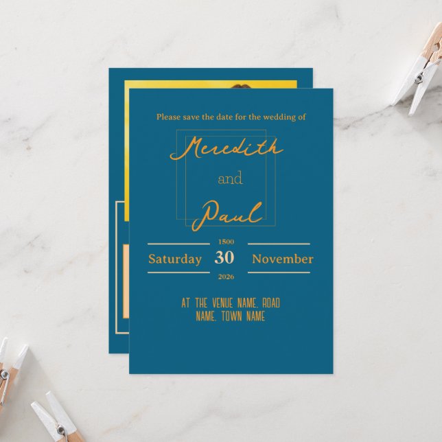 Platt inbjudan, Storlek: 13 x 18 cm, Papper: Signa Inbjudningar (Fram/Back In Situ)