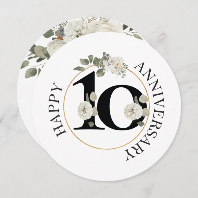 Platt inbjudan, Storlek: 5,25 x 5,25 tum, Papper:  Inbjudningar (Fram/baksida)