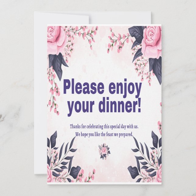 Platt inbjudan, Storlek: 5 tum x 7 tum, Papper: pr Inbjudningar (Framsida)