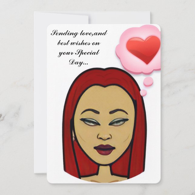 Platt inbjudan, Storlek: 5 tum x 7 tum, Papper: pr Inbjudningar (Framsida)