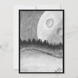 Platt inbjudan, Storlek: 5 tum x 7 tum, Papper: pr Inbjudningar