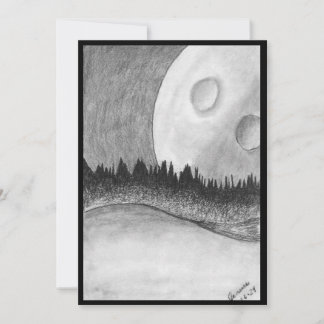 Platt inbjudan, Storlek: 5 tum x 7 tum, Papper: pr Inbjudningar