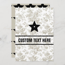 Platt inbjudan, Storlek: 5 tum x 7 tum, Papper: pr Inbjudningar