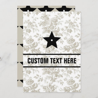 Platt inbjudan, Storlek: 5 tum x 7 tum, Papper: pr Inbjudningar