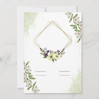 Platt inbjudan, Storlek: 5 tum x 7 tum, Papper: pr Inbjudningar