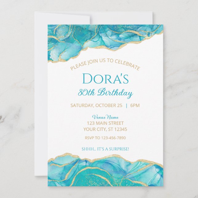 Platt inbjudan, storlek: 5" x 7", papper: Signatur Inbjudningar (Framsida)