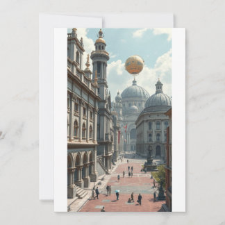Platt inbjudan, storlek: 5" x 7", papper: Signatur Inbjudningar