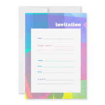 Platt inbjudan till Lagrar, målat