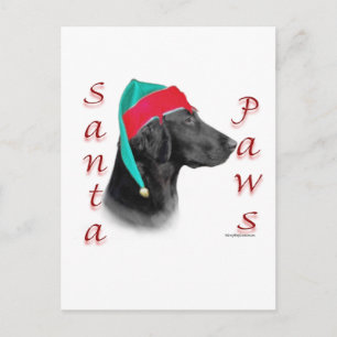 Platt Jackat Retriever Santa Tass Helg Vykort