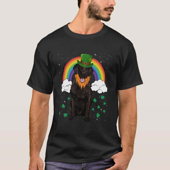 Platt, Jackat St patricks day Leprechaun T Shirt (Framsida)
