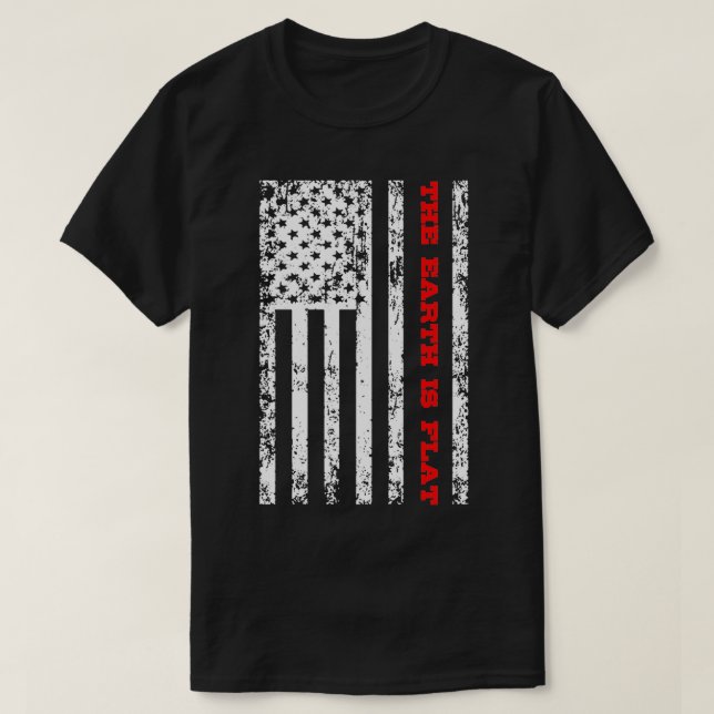 Platt jord 35 t shirt (Design framsida)